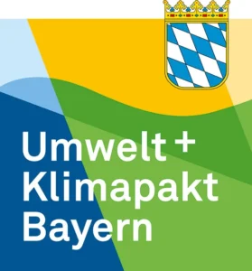 Logo des Umwelt- und Klimapaktes Bayern.